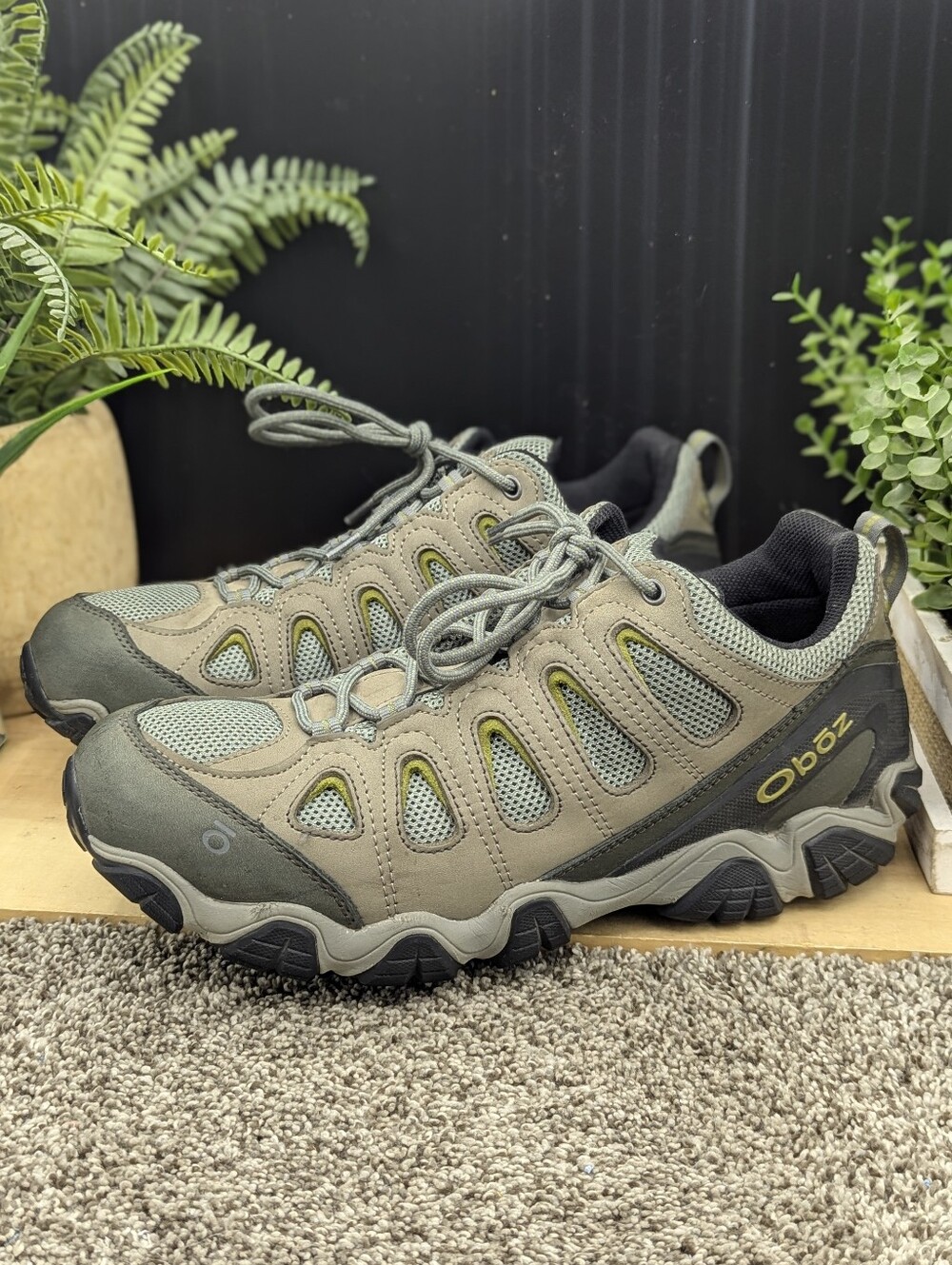 Oboz Sawtooth II Mens Size 14W Hiking Camping Walking Trail Shoes